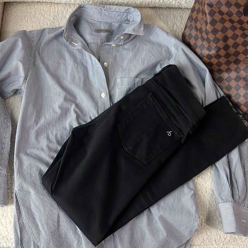 Rag & Bone Ankle Skinny Raw Hem